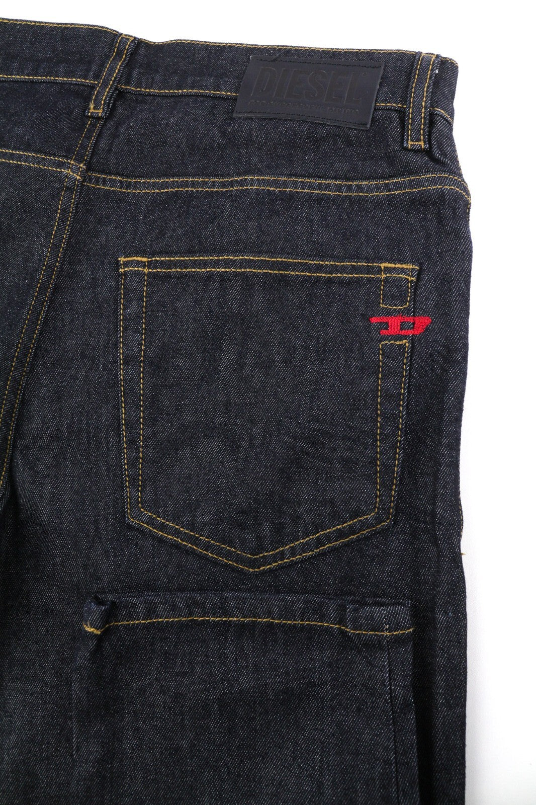 DIESEL D-Fining 009HF Men Jeans W30/L30 Tapered Fit Stretch Button Fly Dark