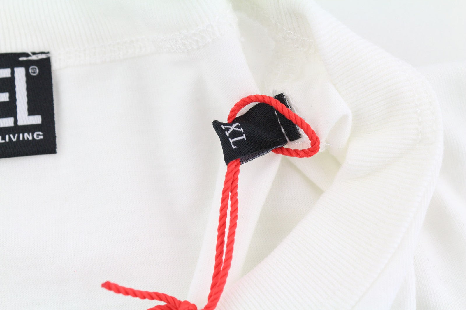 DIESEL T-Just-E19 Mens T-Shirt XL Short Sleeve Crew Collar Tricot Light