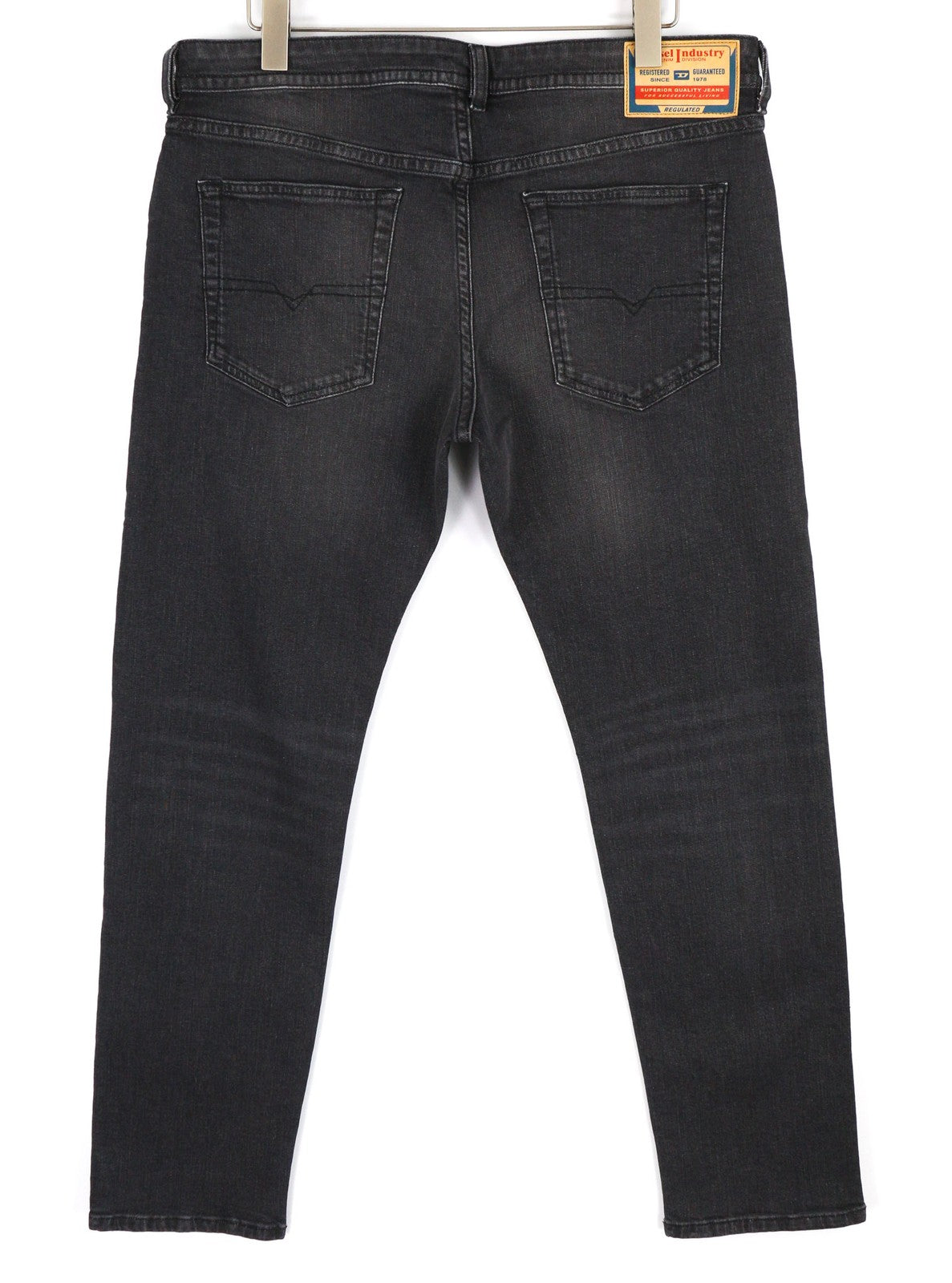 DIESEL Buster RM043 Mens Jeans W36/L32 Tapered Stretchy Button Fly Washed