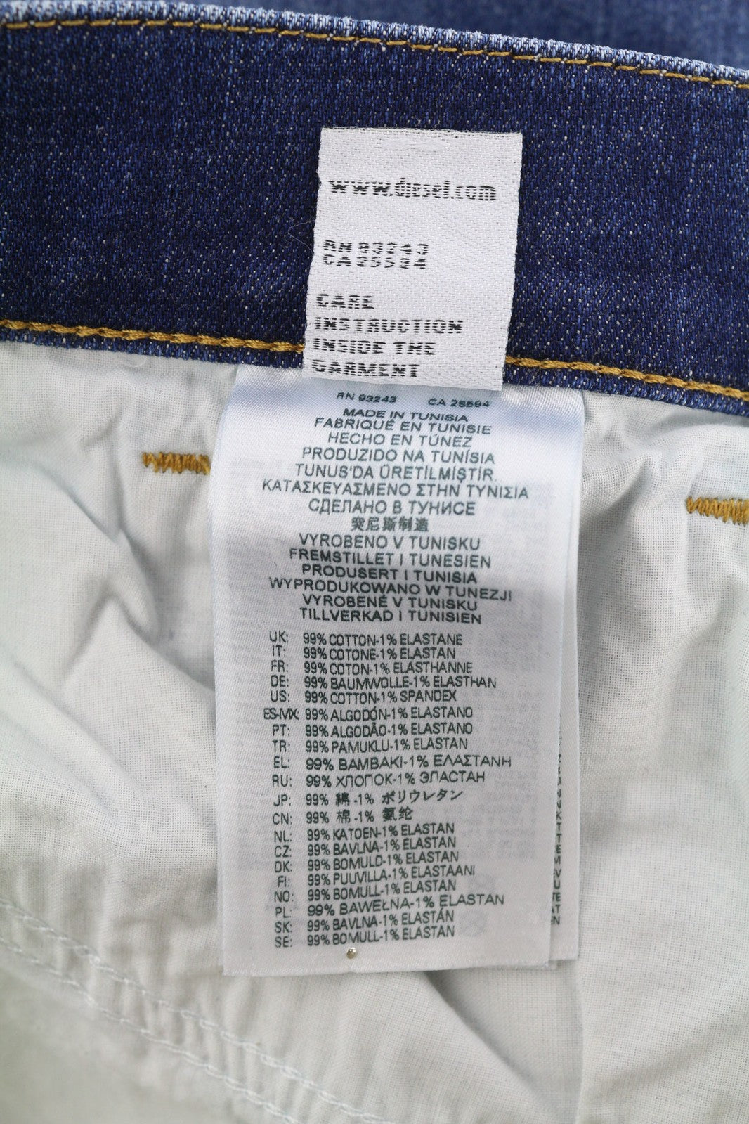 DIESEL 2005 D-Fining 09C72 vyriški džinsai W29/L32 vidutinio juosmens, įprasto dydžio, siaurėjančios, rekomenduojama kaina – 225 € 