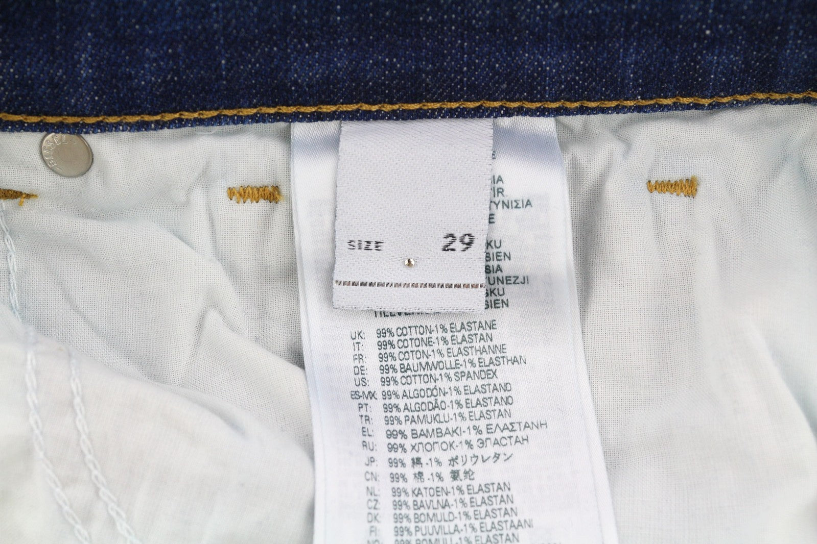 DIESEL 2005 D-Fining 09C72 vyriški džinsai W29/L32 vidutinio juosmens, įprasto dydžio, siaurėjančios, rekomenduojama kaina – 225 € 