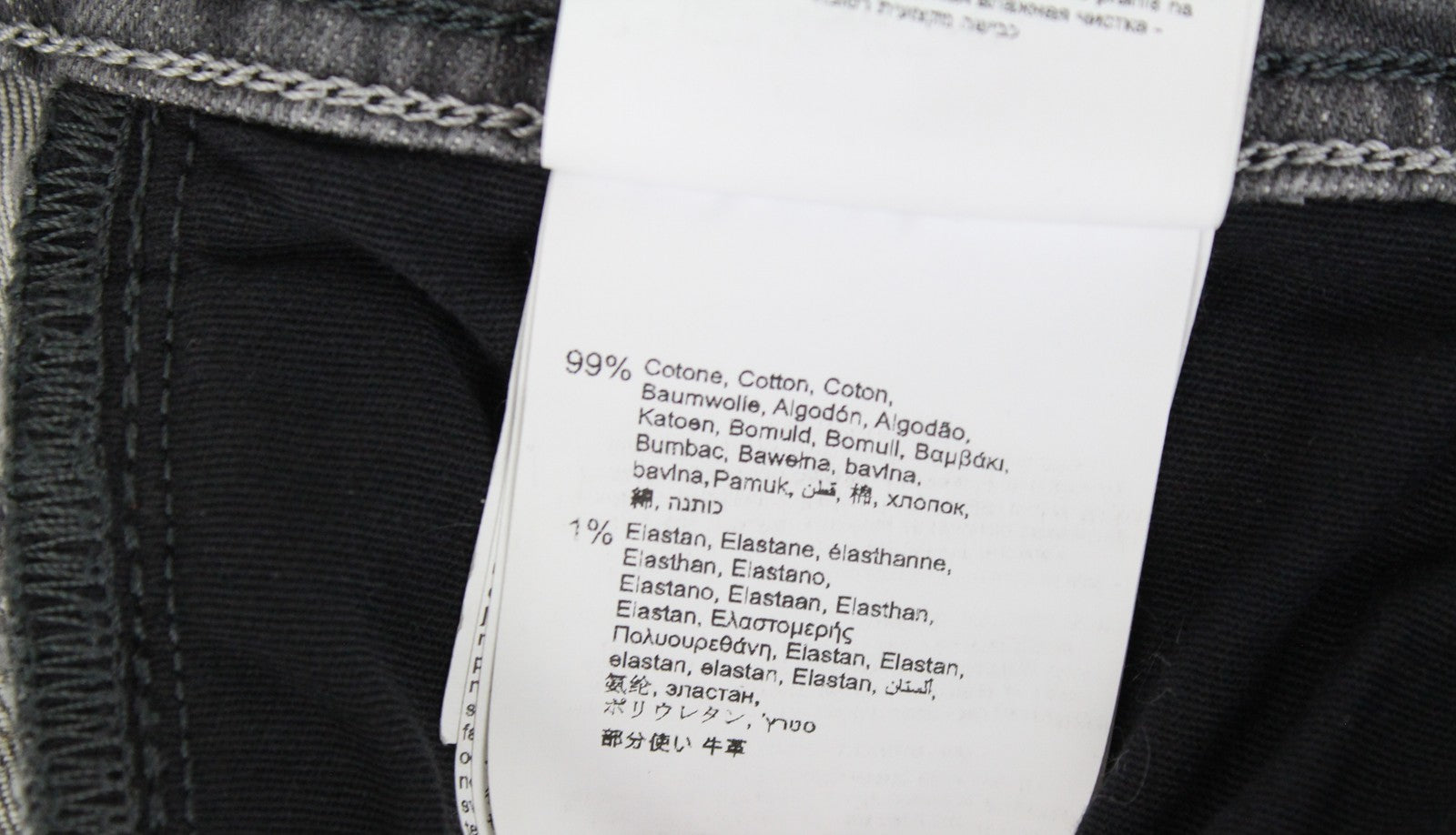 REPLAY Grover Men's Jeans W29/L32 Straight Fit Cotton Stretch Grey Selvedge