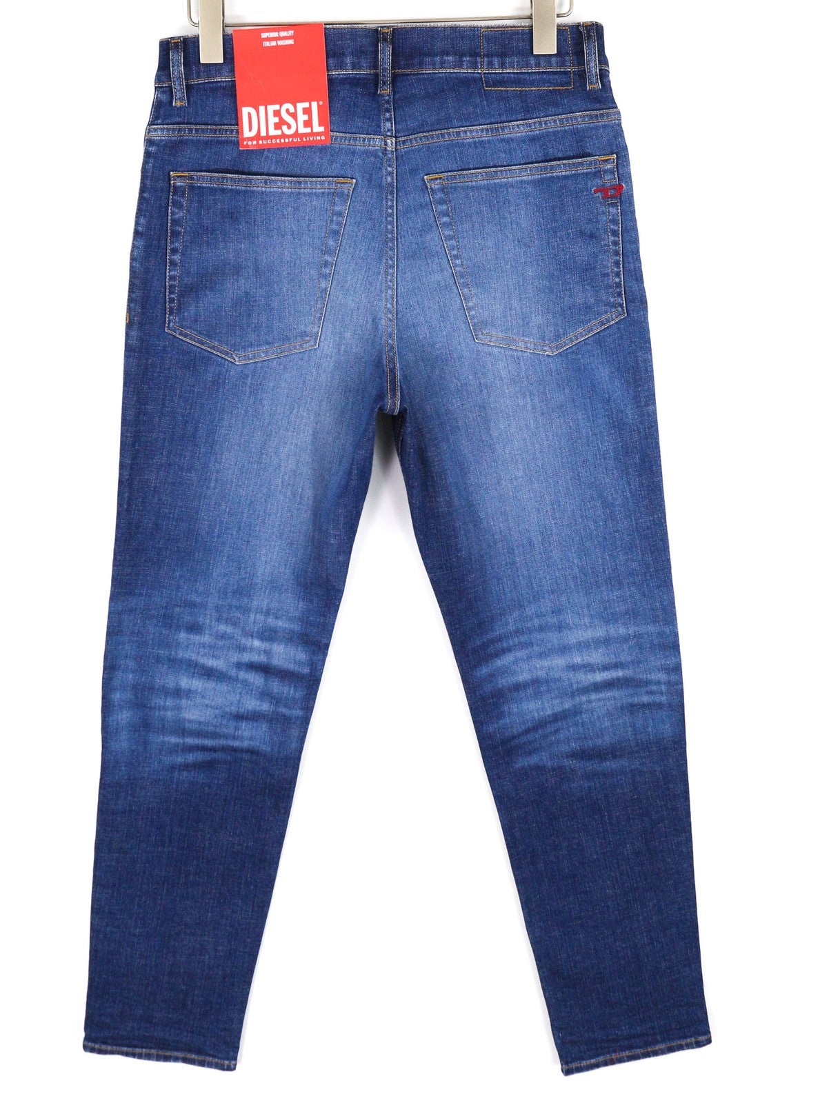 DIESEL 2005 D-Fining 09C72 Mens Jeans W30/L32 Mid Waist Tapered Blue RRP€225