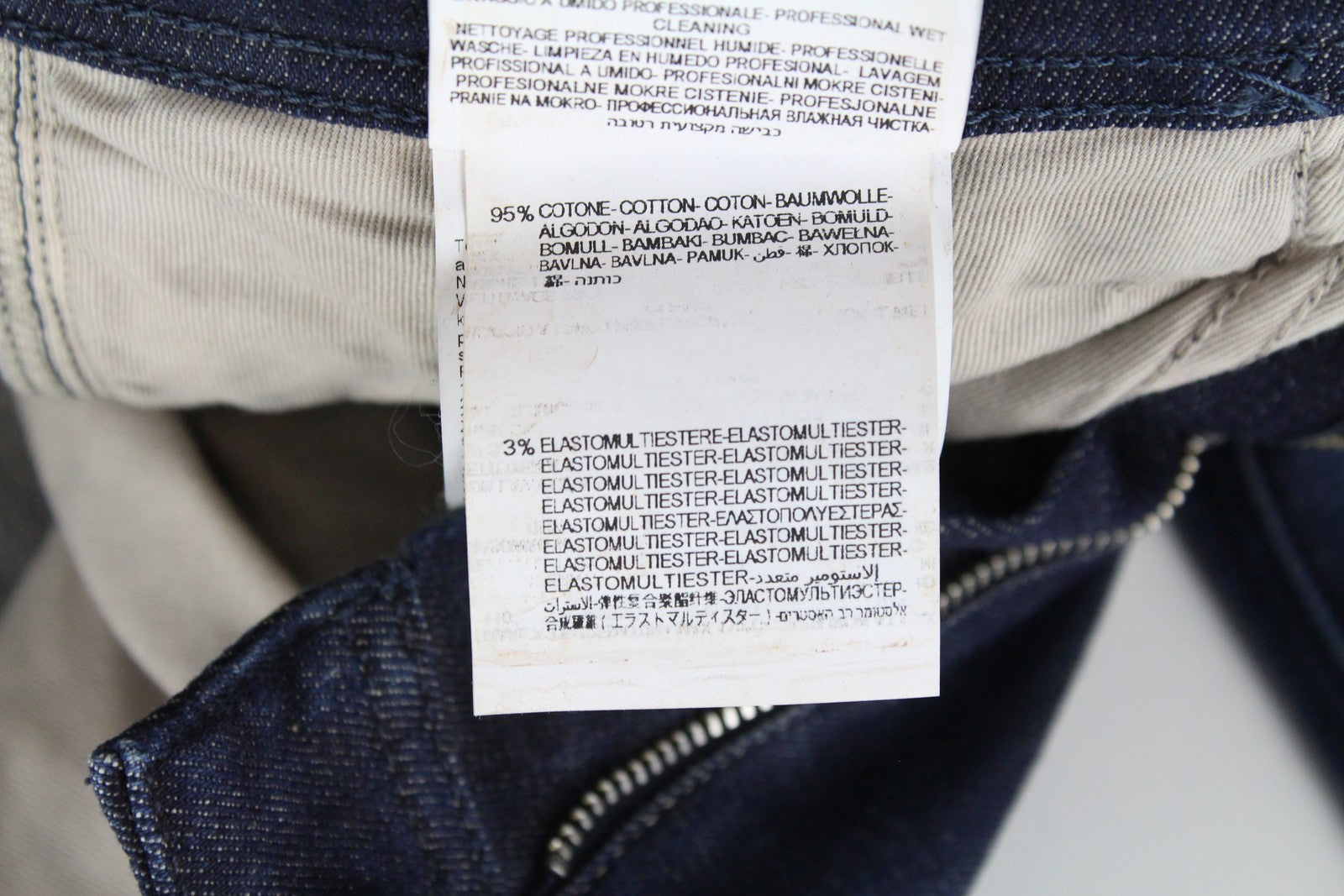 REPLAY Anbass Men's Jeans W30/L34 Slim Ft Cotton Stretch Dark Blue Washed Denim