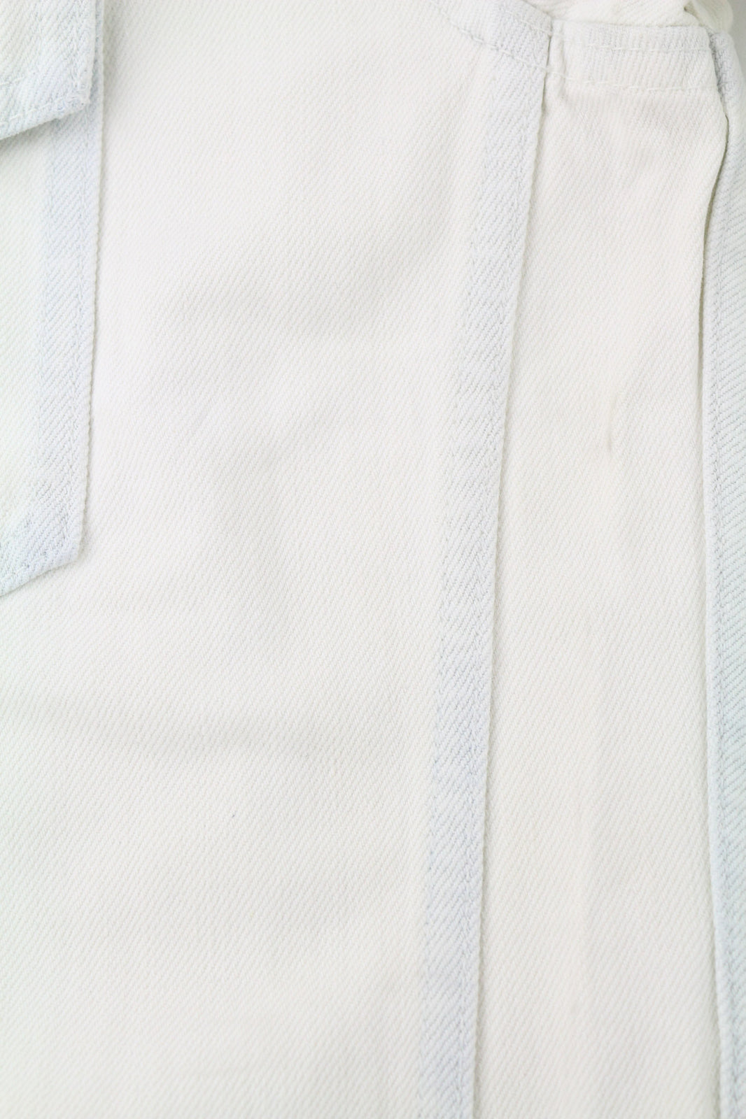 NUDIE JEANS Terry Men Jacket XL Extreme Bleach Pockets Buttons Spread Denim