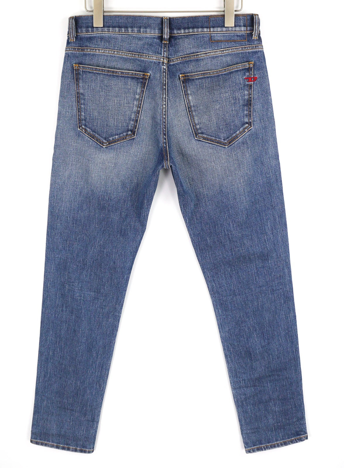 DIESEL D-Strukt-Z 09C61 Mens Jeans W32/L32 Slim Zip Fly Washed Blue RRP€250