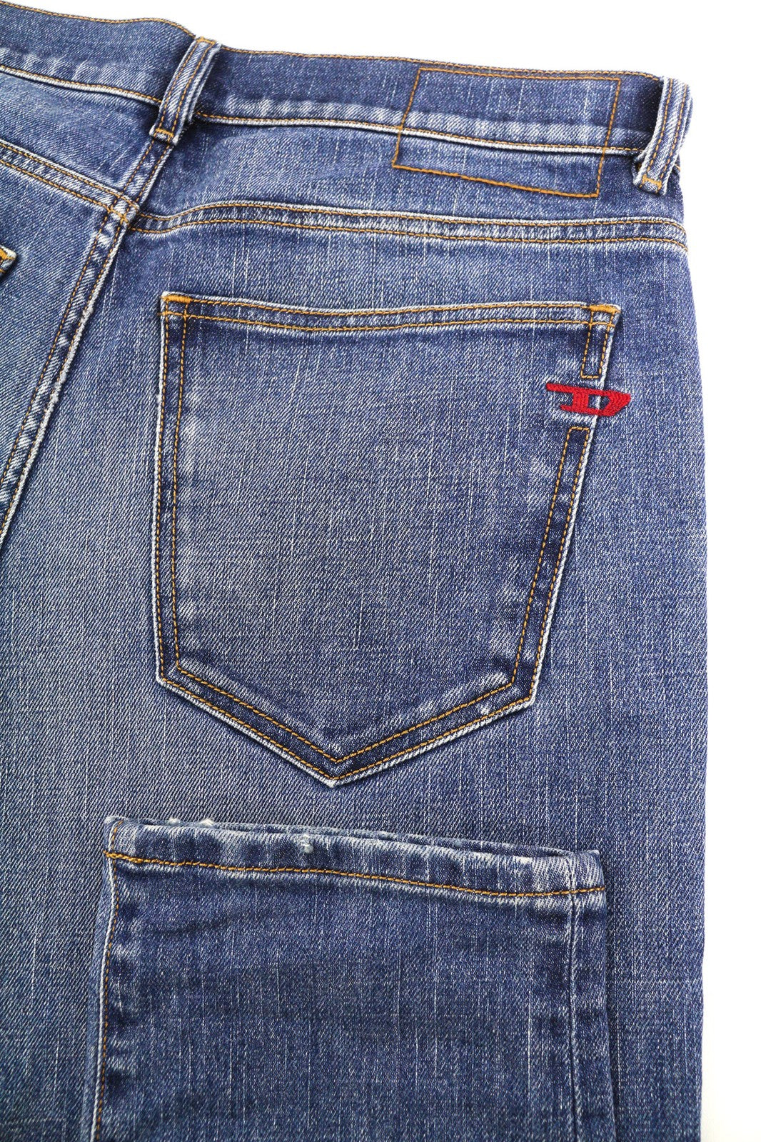 DIESEL D-Strukt-Z 09C61 Mens Jeans W32/L32 Slim Zip Fly Washed Blue RRP€250