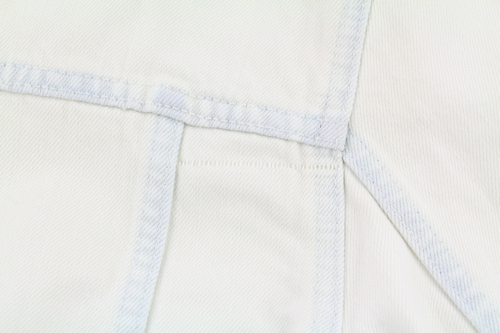 NUDIE JEANS Terry Men Jacket XL Extreme Bleach Light Button Spread Denim Logo