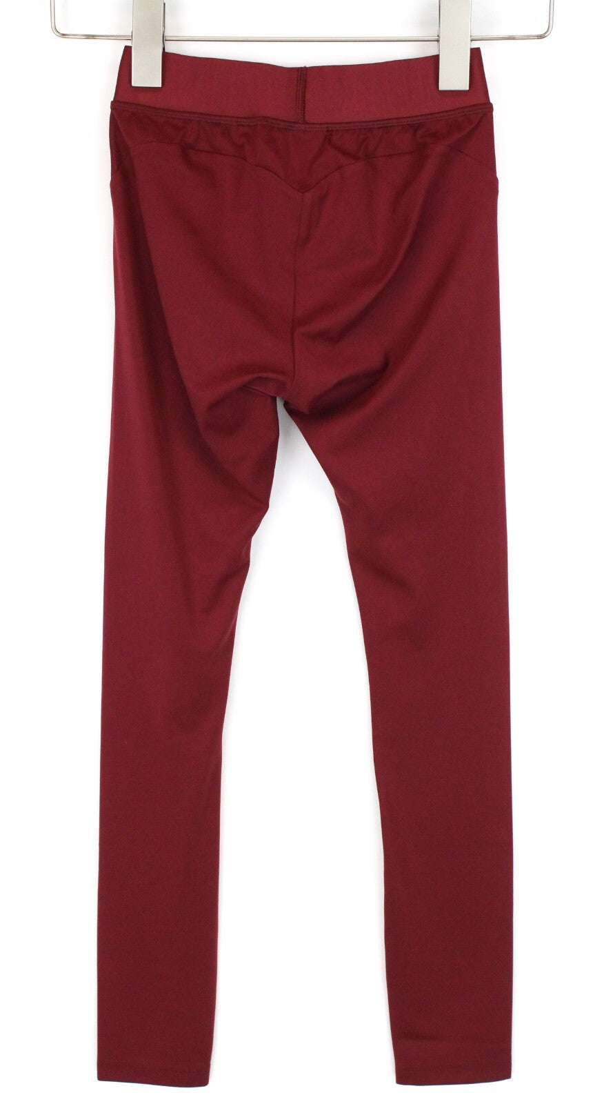 GYMSHARK Women Leggings S Red High-Waist Logo Stretch Sportswear