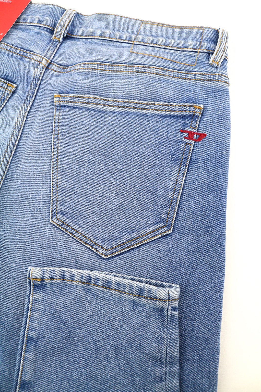 DIESEL 2019 D-Strukt 9B92S Mens Jeans W32/L32 Mid Waist Slim Washed Denim