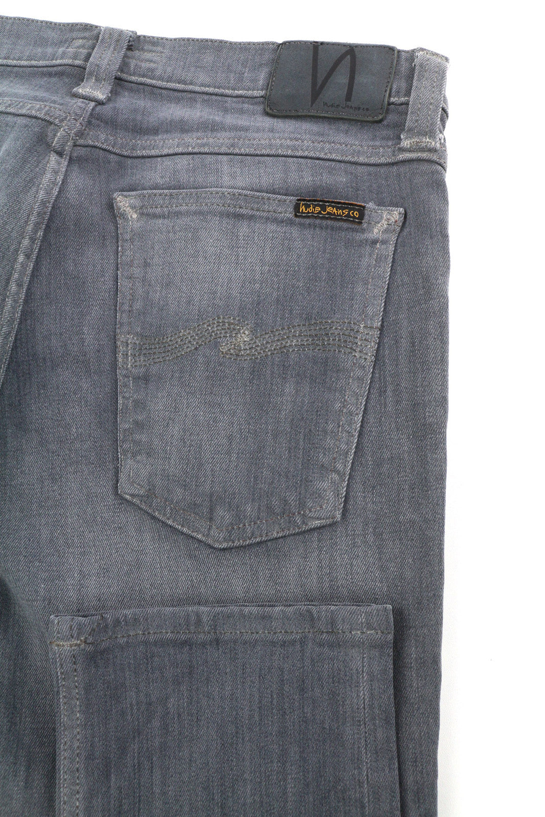 NUDIE JEANS Tight Long John Men Jeans W31/L32 Organic Charcoal Slim Leg Denim