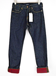 SCOTCH & SODA Men Jeans Vernon X W29/L32 Straight Fit Dark Blue Button Fly