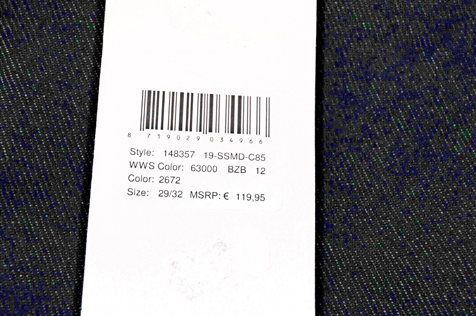 SCOTCH & SODA Men Jeans Vernon X W29/L32 Straight Fit Dark Blue Button Fly