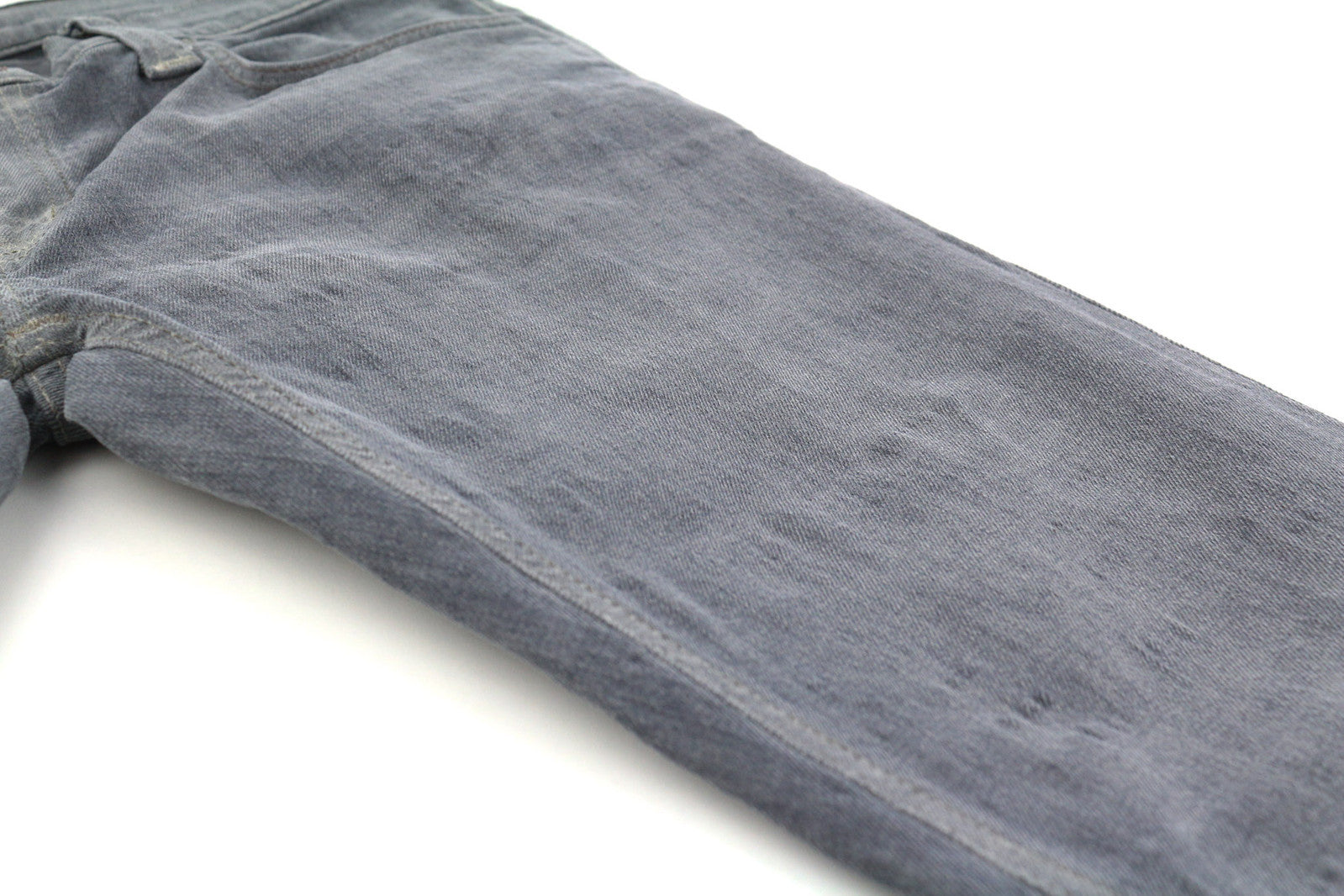 NUDIE JEANS Tight Long John Men Jeans W32/L32 Organic Charcoal Slim Leg Washed