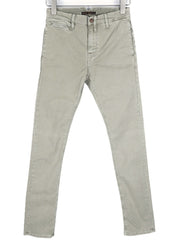 NUDIE JEANS Khaki Tight Womens Jeans W27/L32 Organic Dusty Skinny Zipper