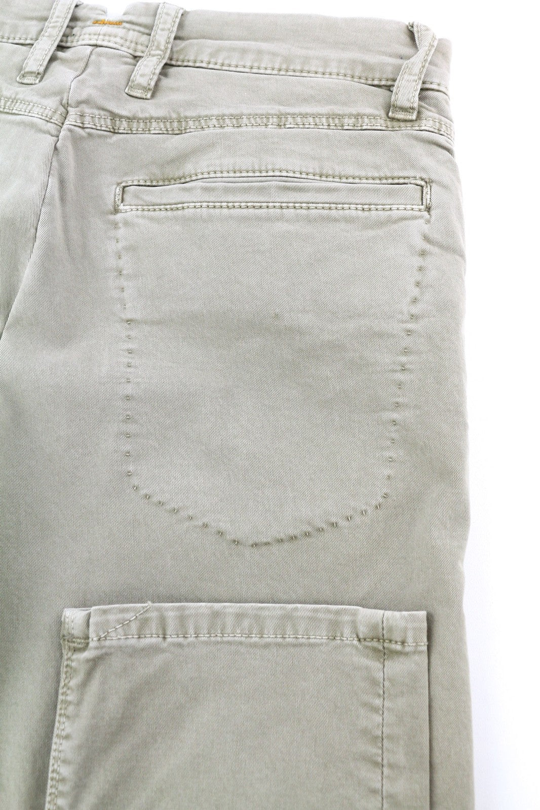 NUDIE JEANS Khaki Tight Womens Jeans W27/L32 Organic Dusty Skinny Zipper