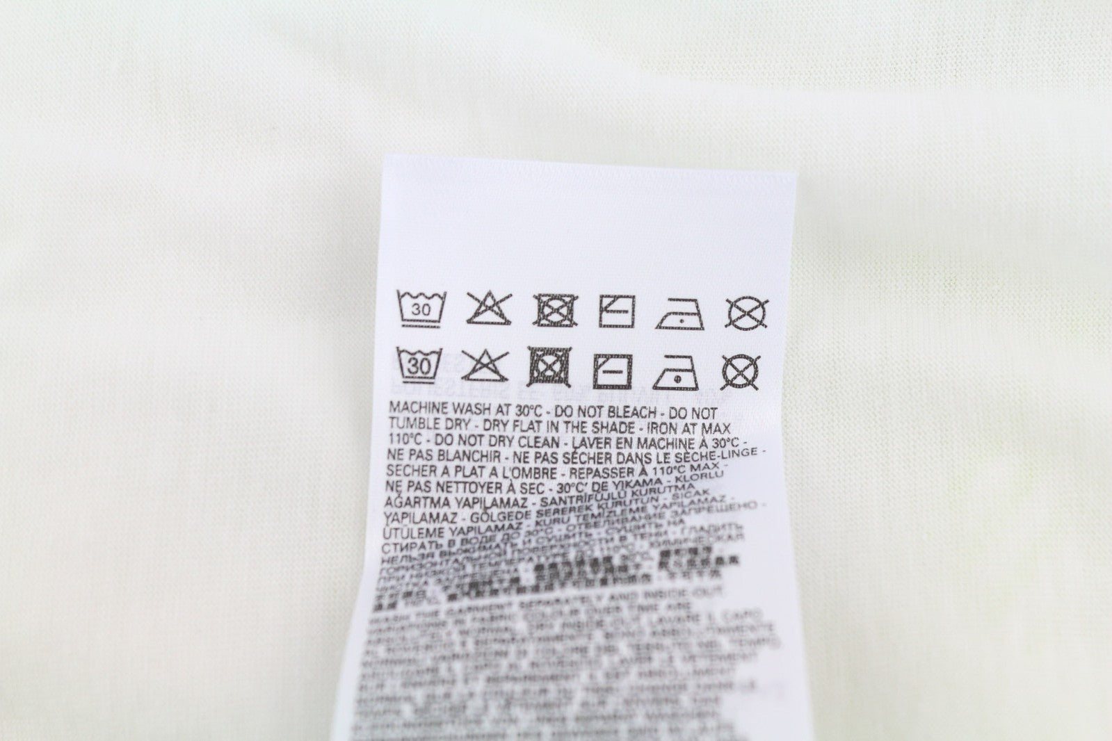 DIESEL T-Just-E19 Mens T-Shirt L Short Sleeve Crew Collar Front Tricot Light