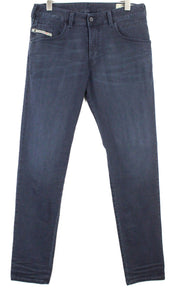 DIESEL D-Bazer 0699P Men's Jeans W30/L34 Denim Cotton Stretch Blue Taper Fit