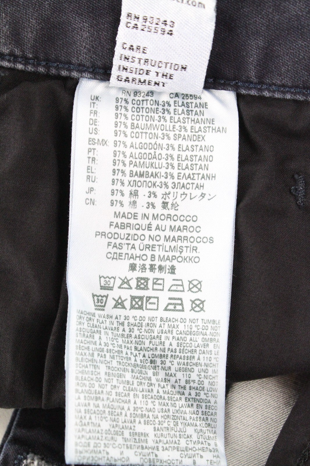 DIESEL D-Bazer 0699P Men's Jeans W30/L34 Denim Cotton Stretch Blue Taper Fit