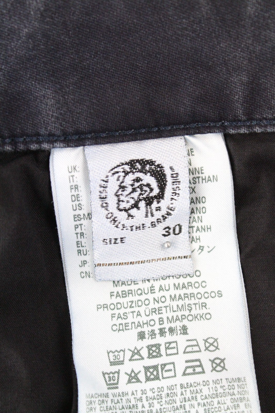 DIESEL D-Bazer 0699P Men's Jeans W30/L34 Denim Cotton Stretch Blue Taper Fit