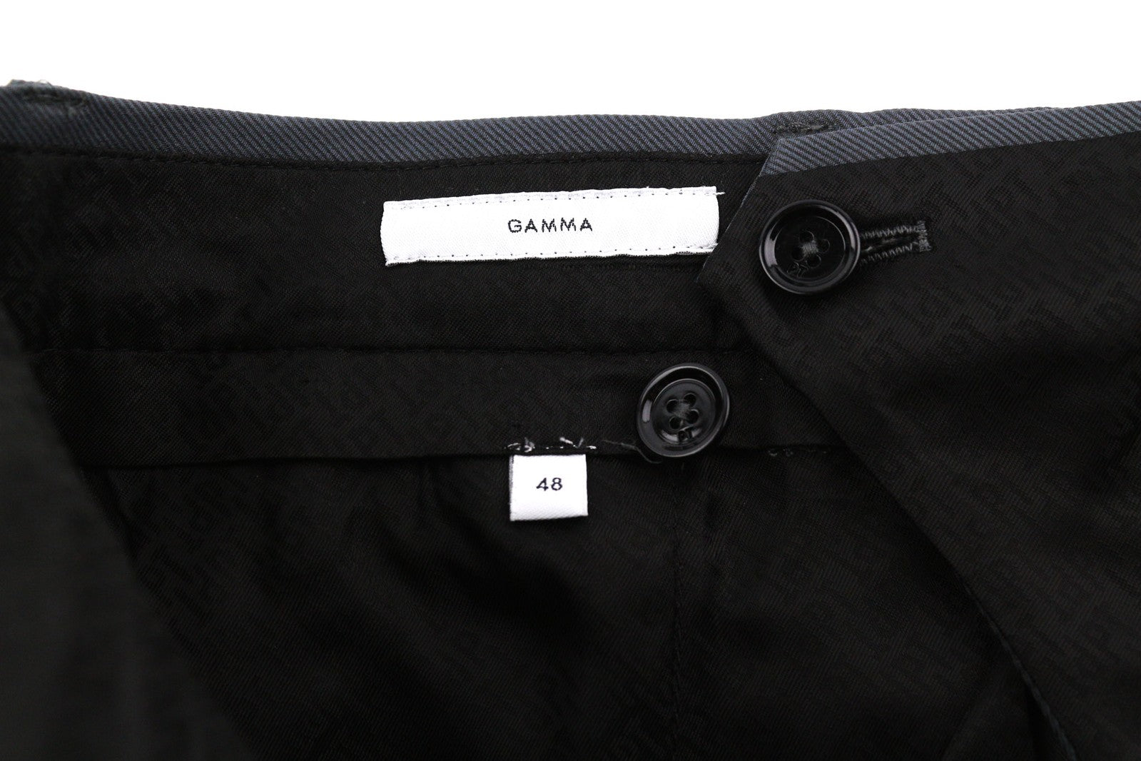 PT TORINO Gamma Men Trousers 48 W34 Dark Cargo Zip Pockets Touch Fasteners Hem