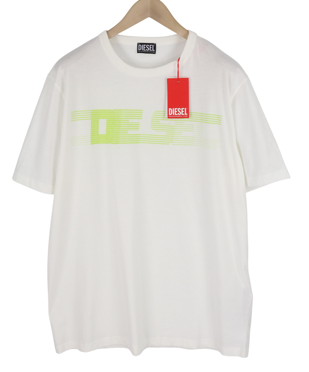DIESEL T-Just-E19 Mens T-Shirt 2XL Short Sleeve Crew Collar Tricot Light