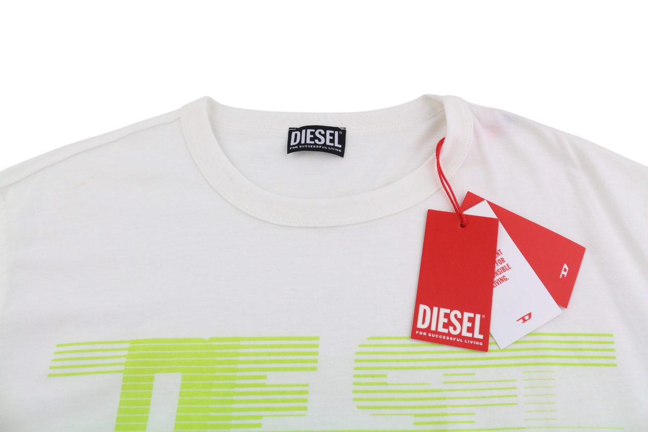 DIESEL T-Just-E19 Mens T-Shirt 2XL Short Sleeve Crew Collar Tricot Light