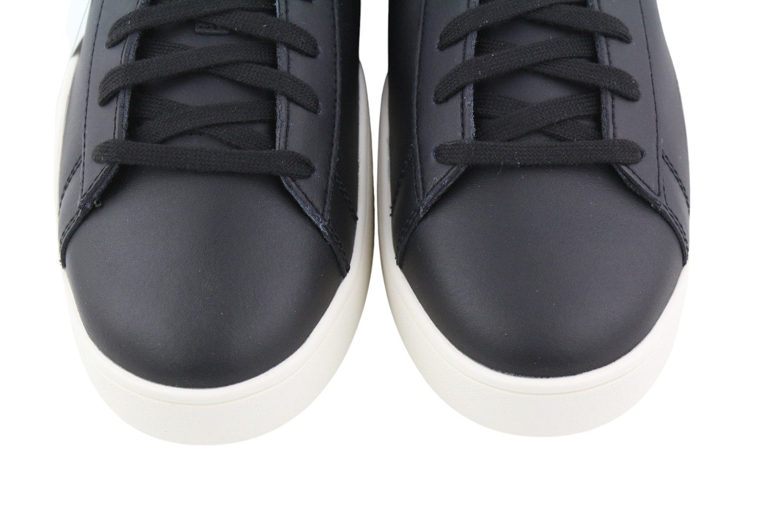 DIESEL S-Clever Low Lace Men Sneakers EU44.5 Black Leather Almond Toe RRP€120