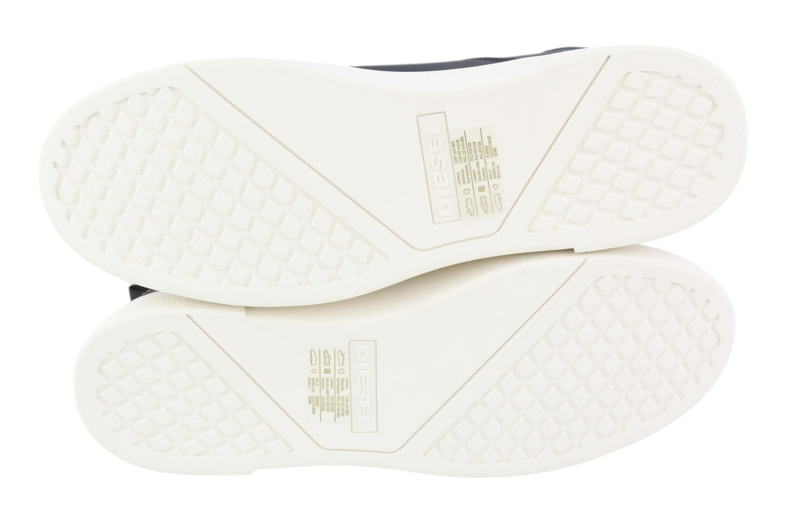 DIESEL S-Clever Low Lace Men Sneakers EU44.5 Black Leather Almond Toe RRP€120