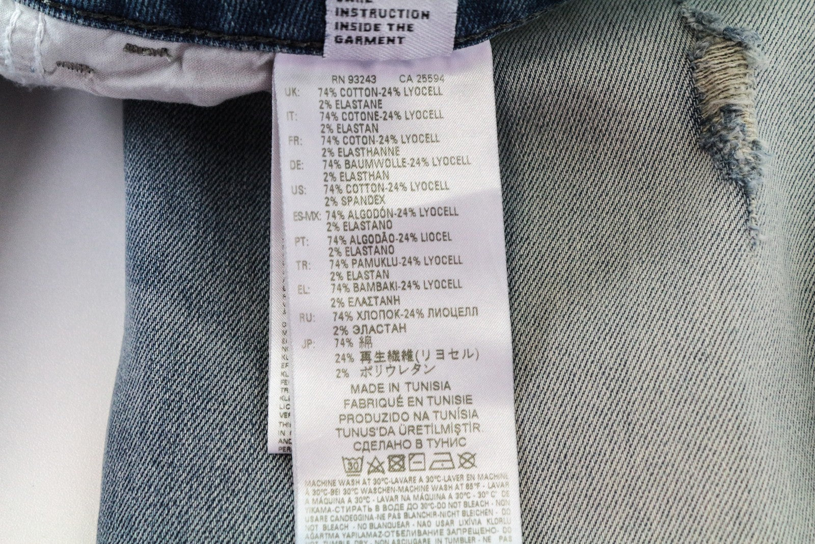 DIESEL D-Bazer 081AP Men's Jeans W29/L32 Light Blue Cotton Wash Taper Fit