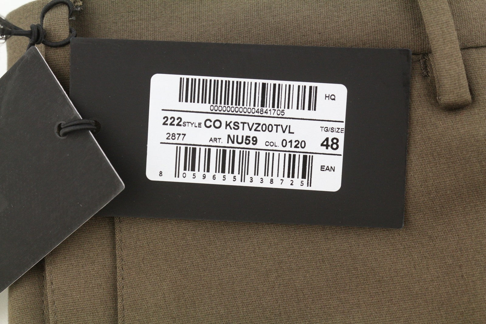 PT TORINO Skinny  Mens Trousers 48 Mid Brown Zipper Pockets Chino Casual