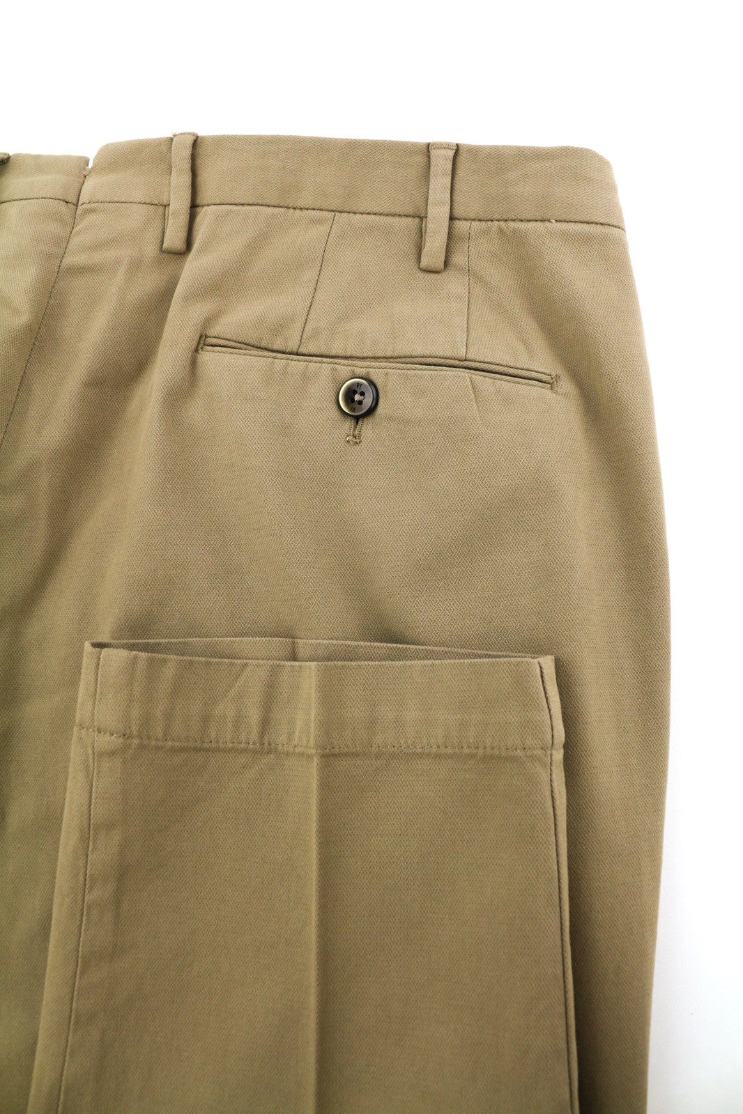 PT TORINO Skinny Mens Trousers 50 Brown Chino Zipper Pockets  Casual