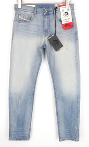 DIESEL D-Bazer 081AP Men's Jeans W29/L30 Blue Tapered Fit Cotton 5-Pocket