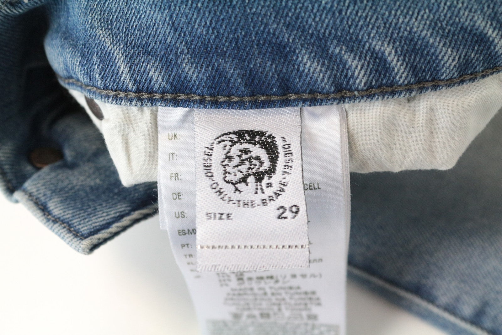 DIESEL D-Bazer 081AP Men's Jeans W29/L30 Blue Tapered Fit Cotton 5-Pocket