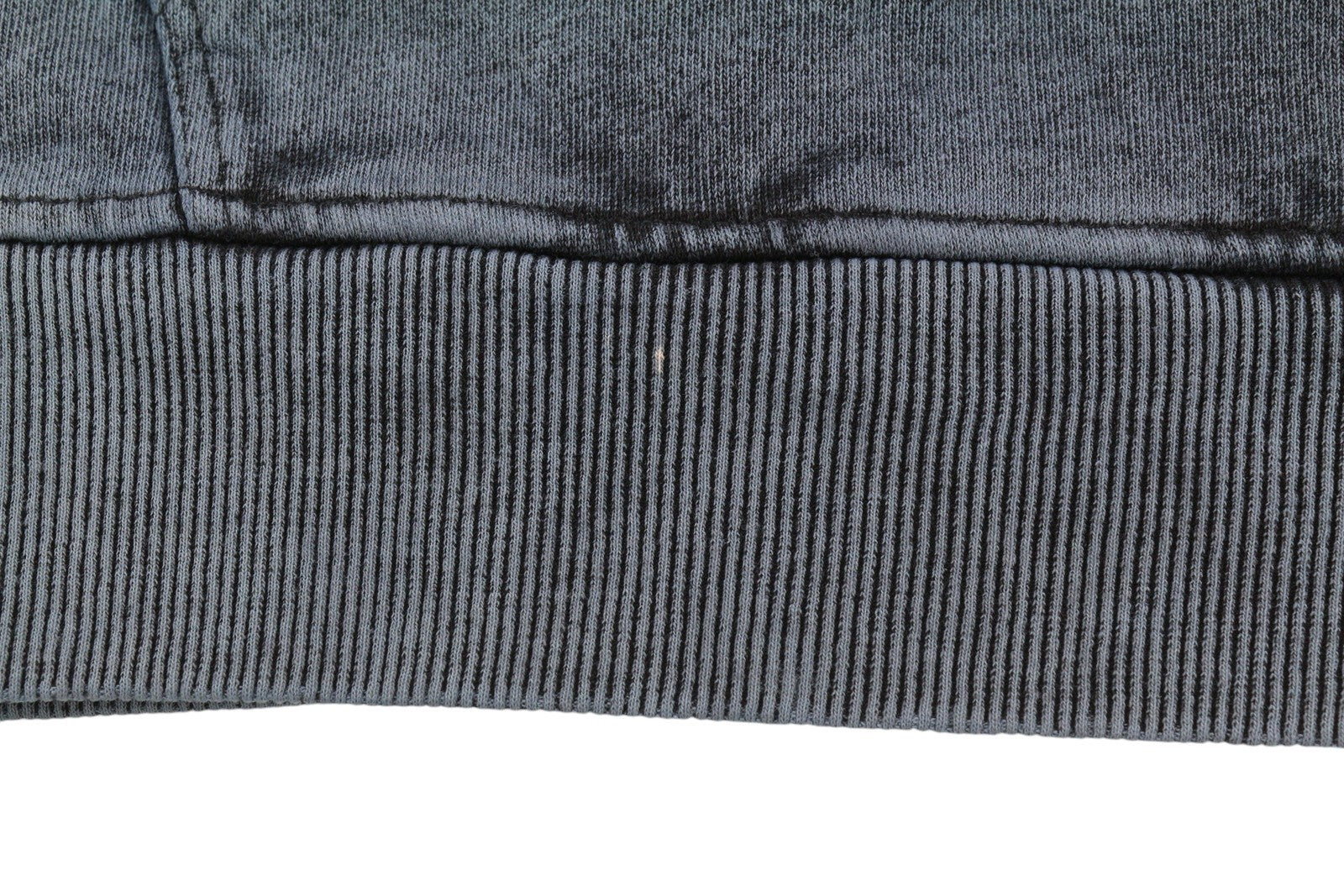 DIESEL S-Ginn-Hood-E1 Men Hoodie M Washed Grey Distress Hooded Kangaroo RRP€195