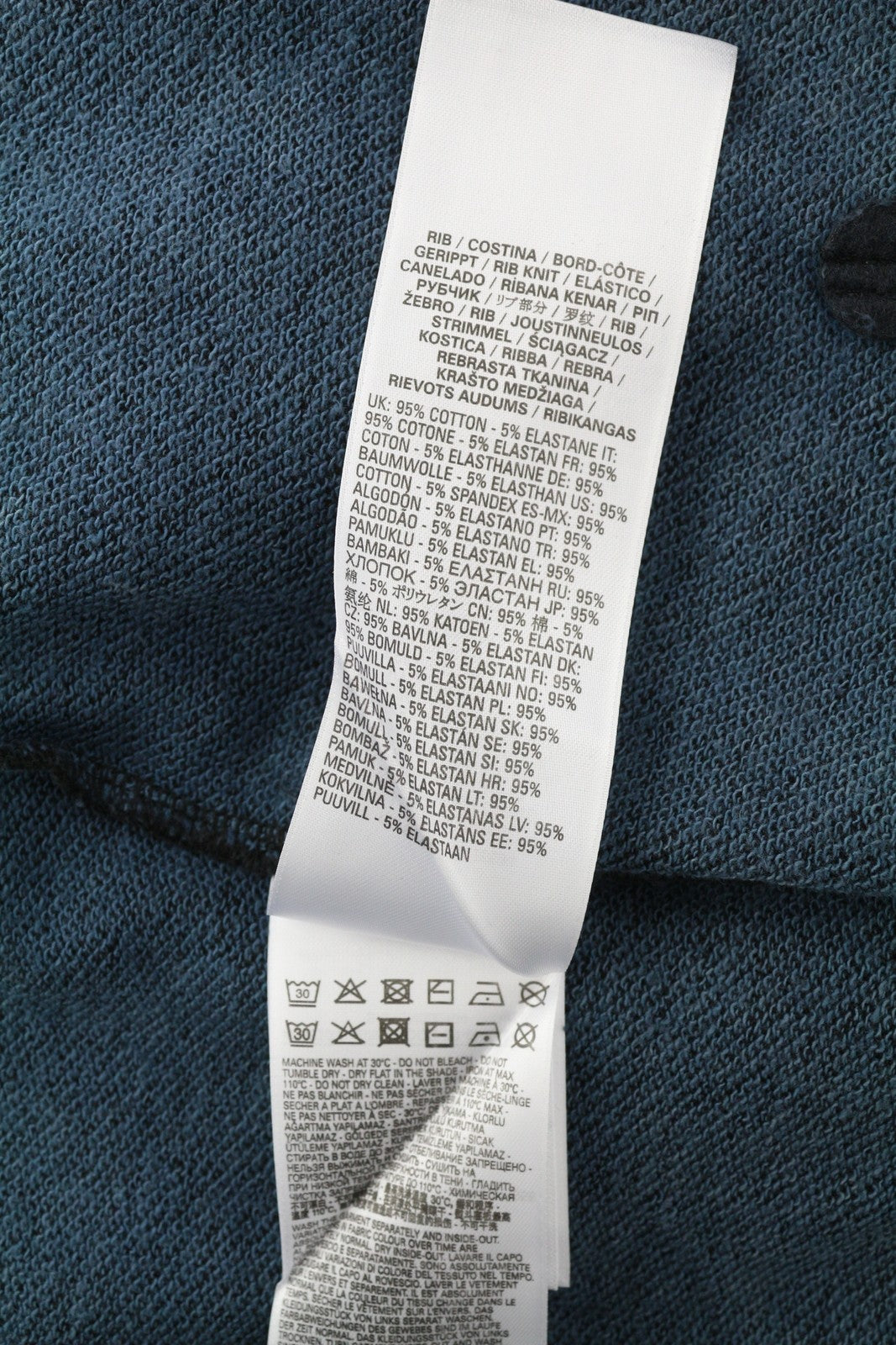 DIESEL S-Ginn-Hood-E1 Men Hoodie M Washed Grey Distress Hooded Kangaroo RRP€195