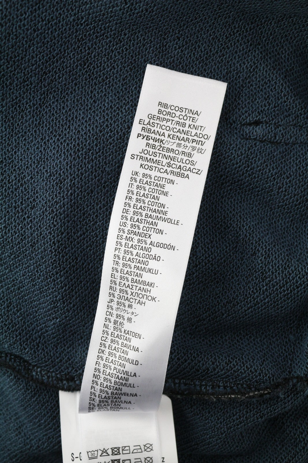 DIESEL S-Ginn-Hood-E1 Men Hoodie L Washed Grey Distress Hooded Kangaroo RRP€195