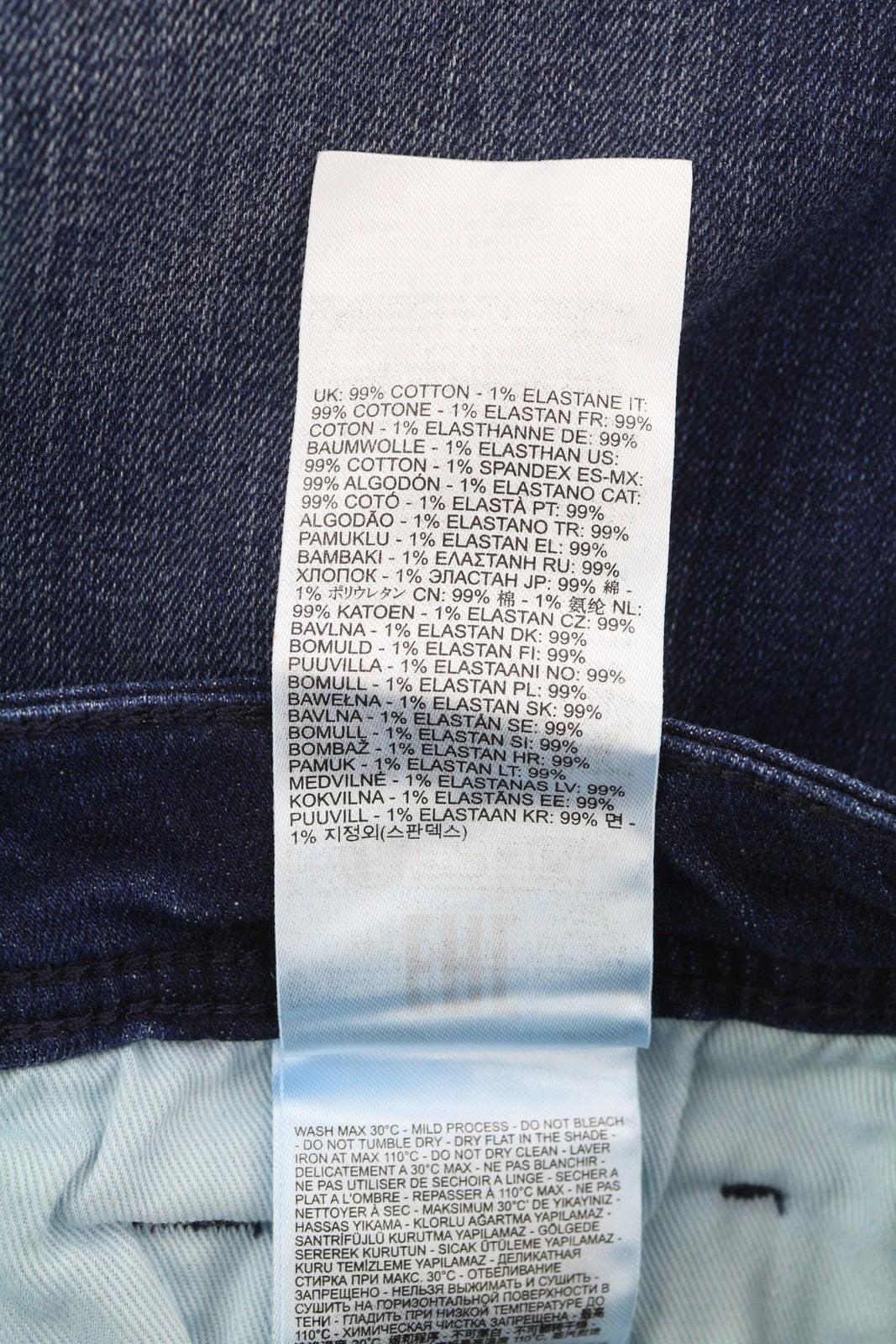 DIESEL 1985 Larkee RB067 Men Jeans W36/L32 Straight Fit Buttoned Washed Blue