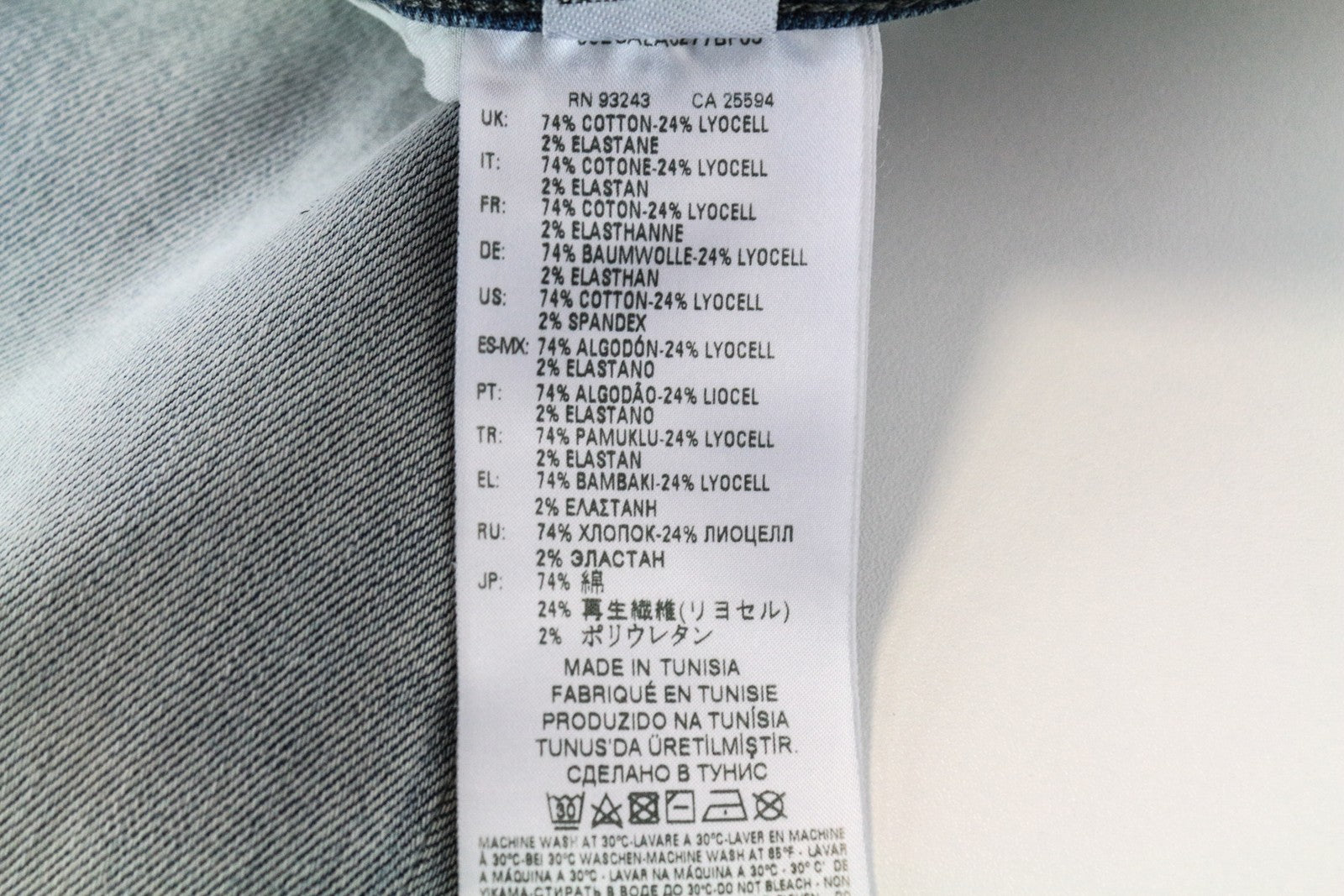 DIESEL D-Bazer 081AP Men's Jeans W29/L32 Light Blue Tapered Cotton Denim Stretch