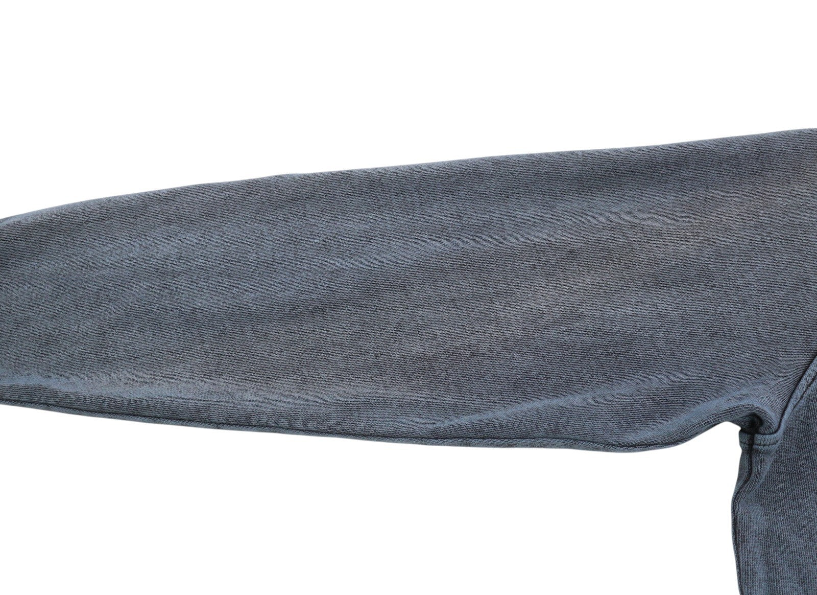 DIESEL S-Ginn-Hood-E1 Men Hoodie L Washed Grey Distress Hooded Kangaroo RRP€195