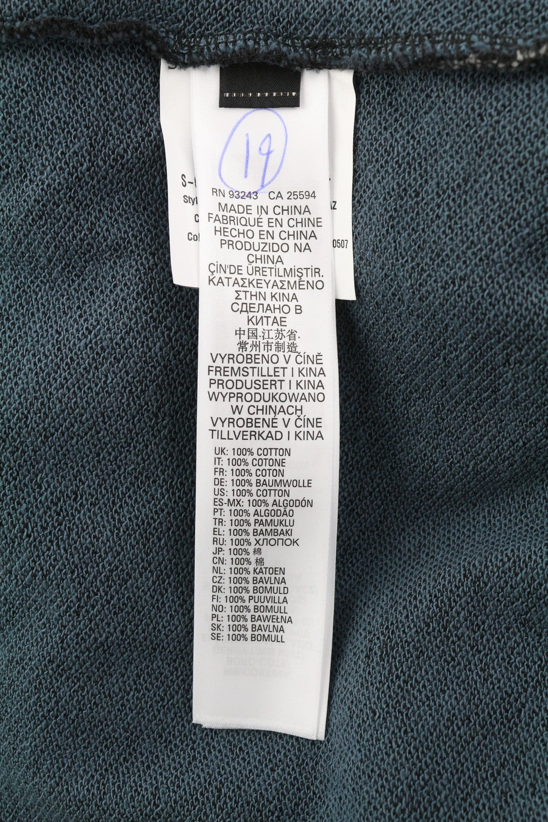 DIESEL S-Ginn-Hood-E1 Men Hoodie L Washed Grey Distress Hooded Kangaroo RRP€195