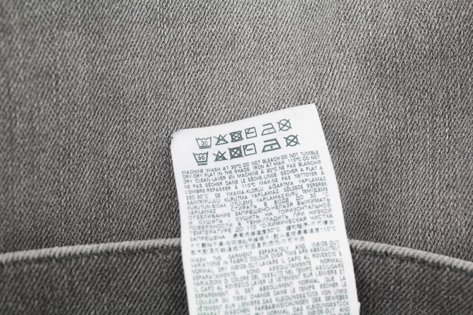 DIESEL 2005 D-Fining 09D50 Men Jeans W34/L32 Regular Fit Buttoned Denim Grey