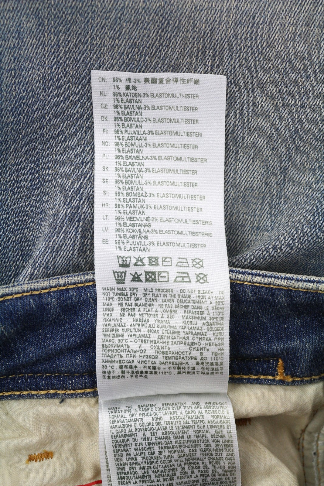 DIESEL 1979 Sleenker 09H69 Men Jeans W36/L32 Skinny  Low Waist Zip Blue RRP€225