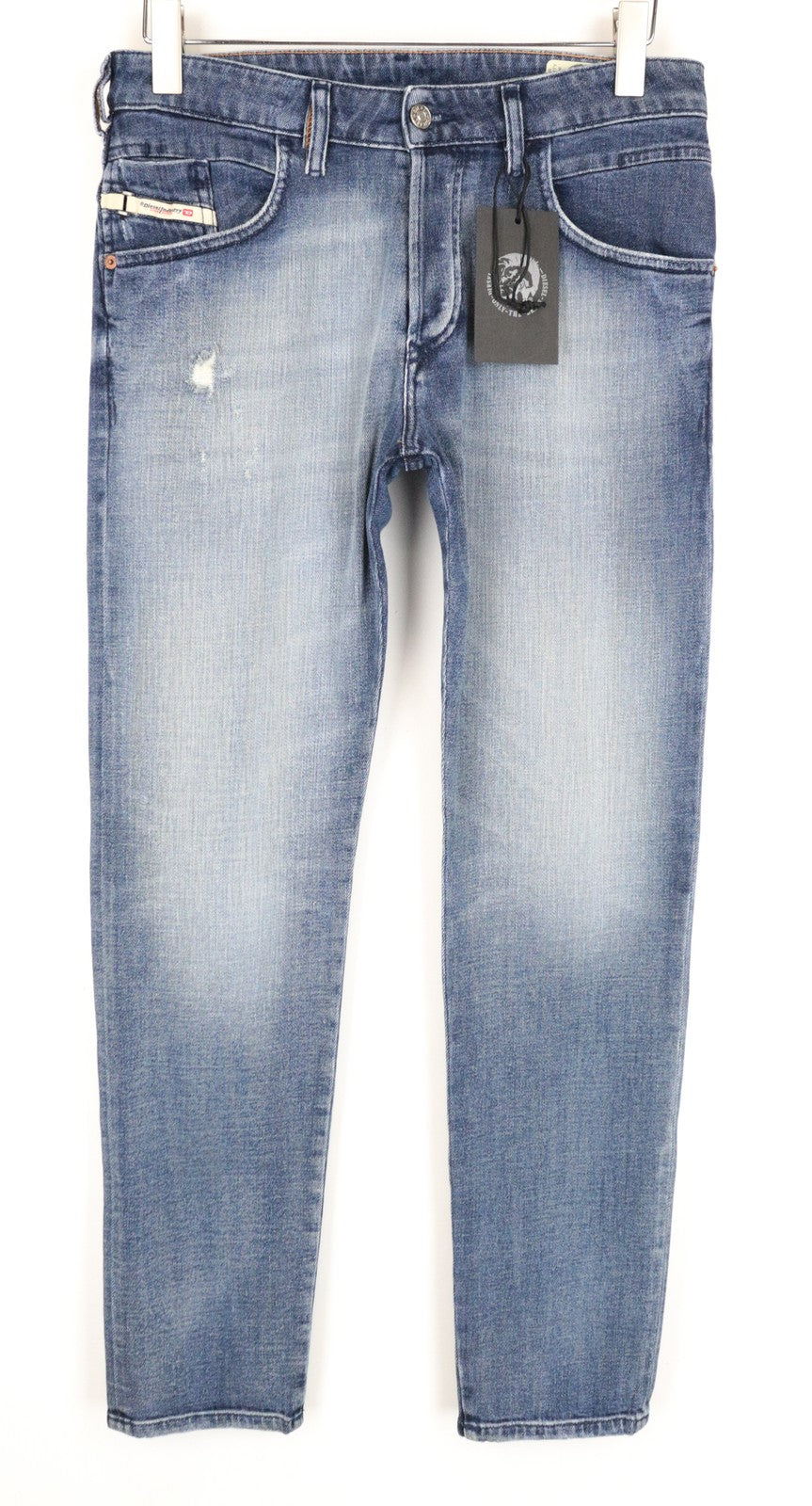 DIESEL D-Bazer 0870H Men's Jeans W29/L32 Blue Tapered Wash Cotton Stretch