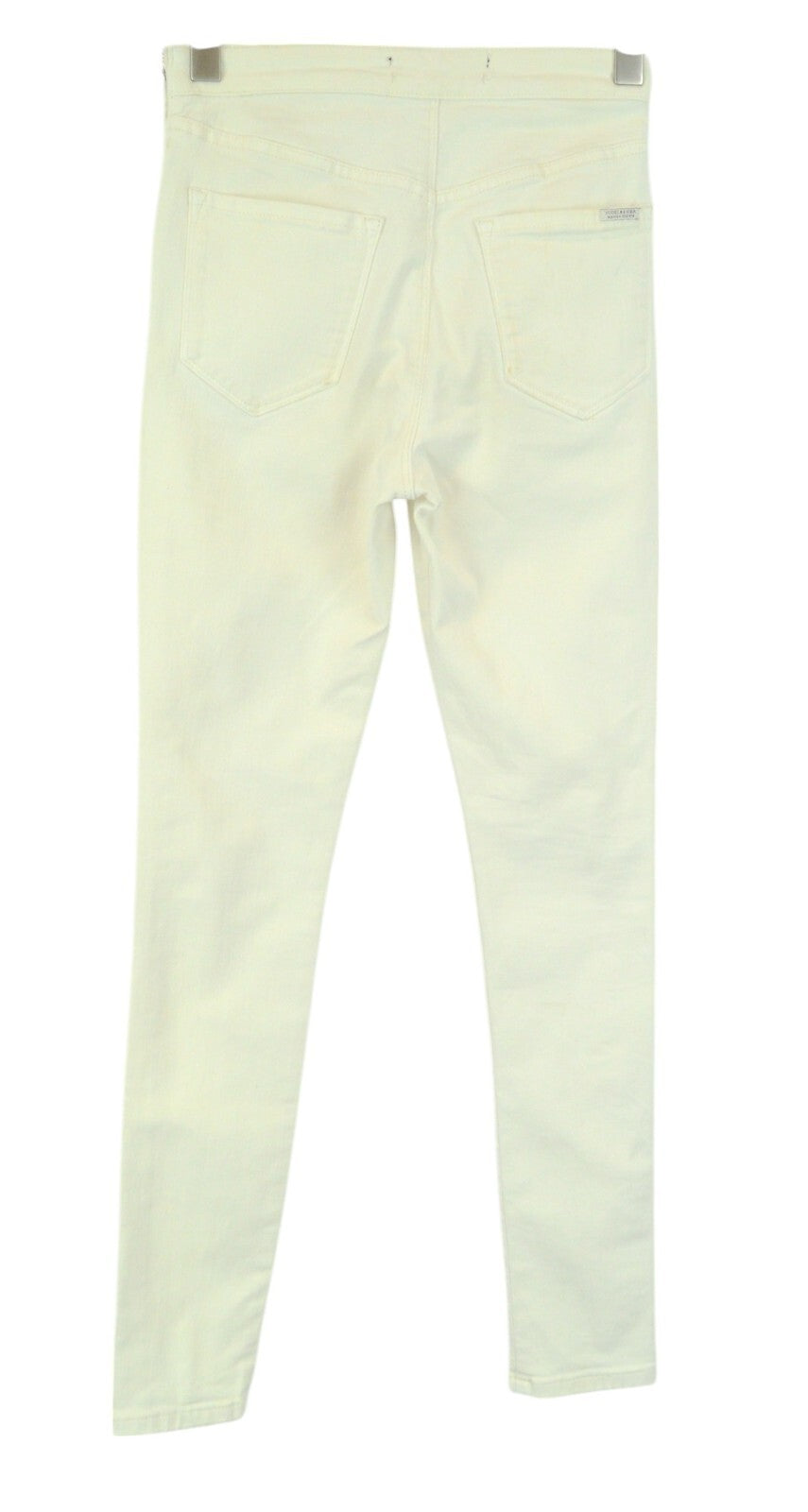 MAISON SCOTCH Jolie Vagabonde Jeans ~W25 L30 Off-White Slim Fit Button Fly