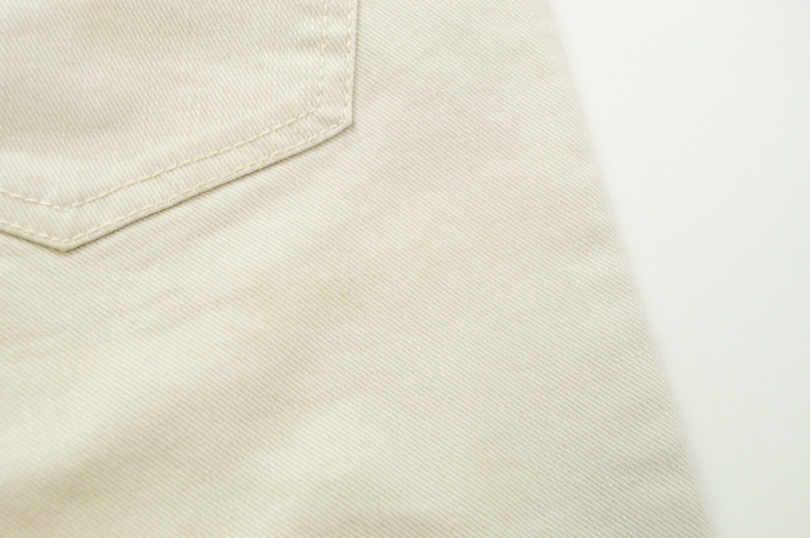 MAISON SCOTCH Slim Jeans W30 L32 Off-White Stretch Cotton Fit Women's Casual