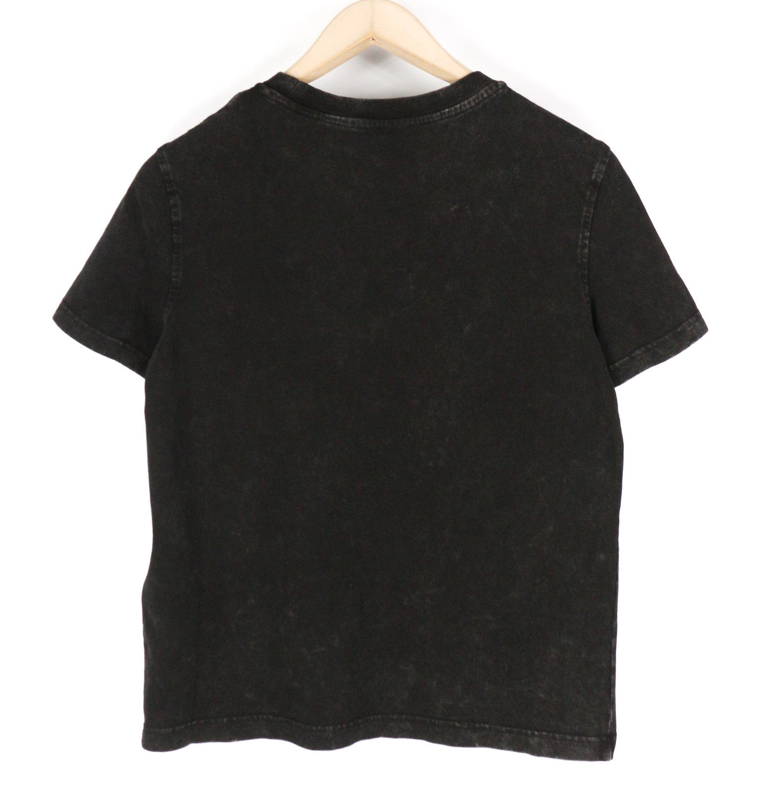 DIESEL T-Reg-E4 Women T-Shirt XL Black Short Sleeve Crew Collar Washed RRP€125