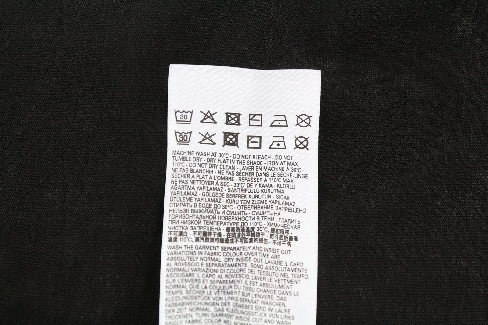 DIESEL T-Reg-E4 Women T-Shirt XL Black Short Sleeve Crew Collar Washed RRP€125