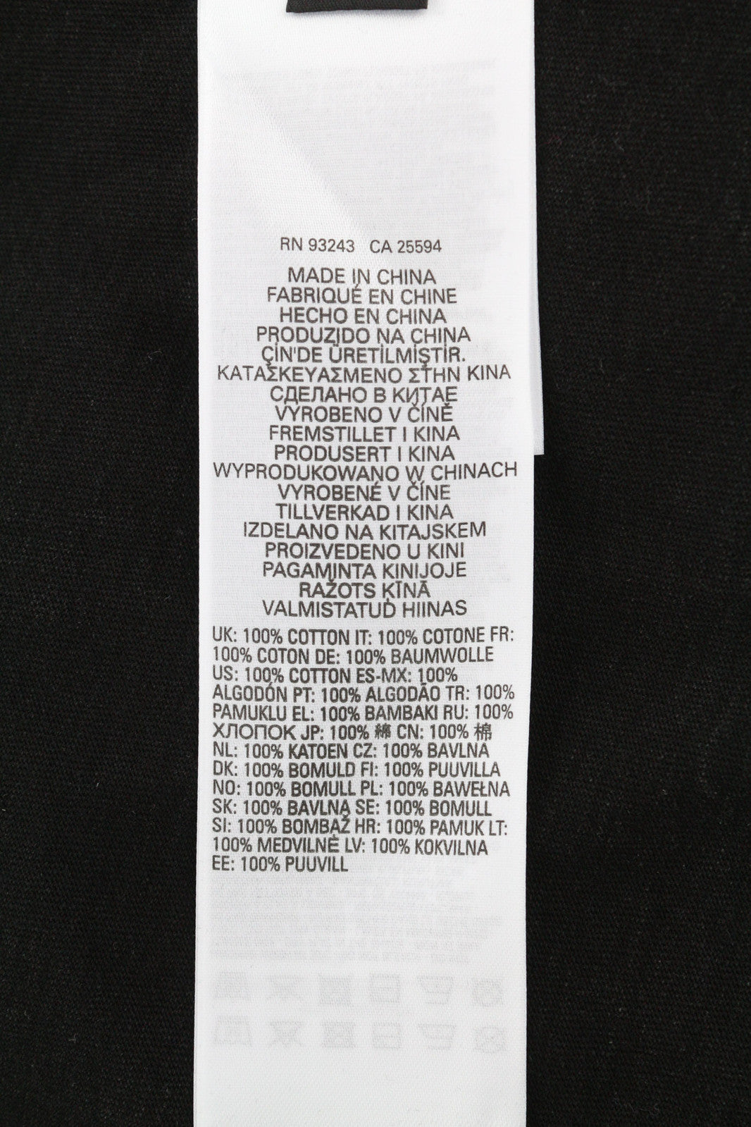 DIESEL T-Reg-E4 Women T-Shirt L Black Short Sleeve Crew Collar Washed RRP€125