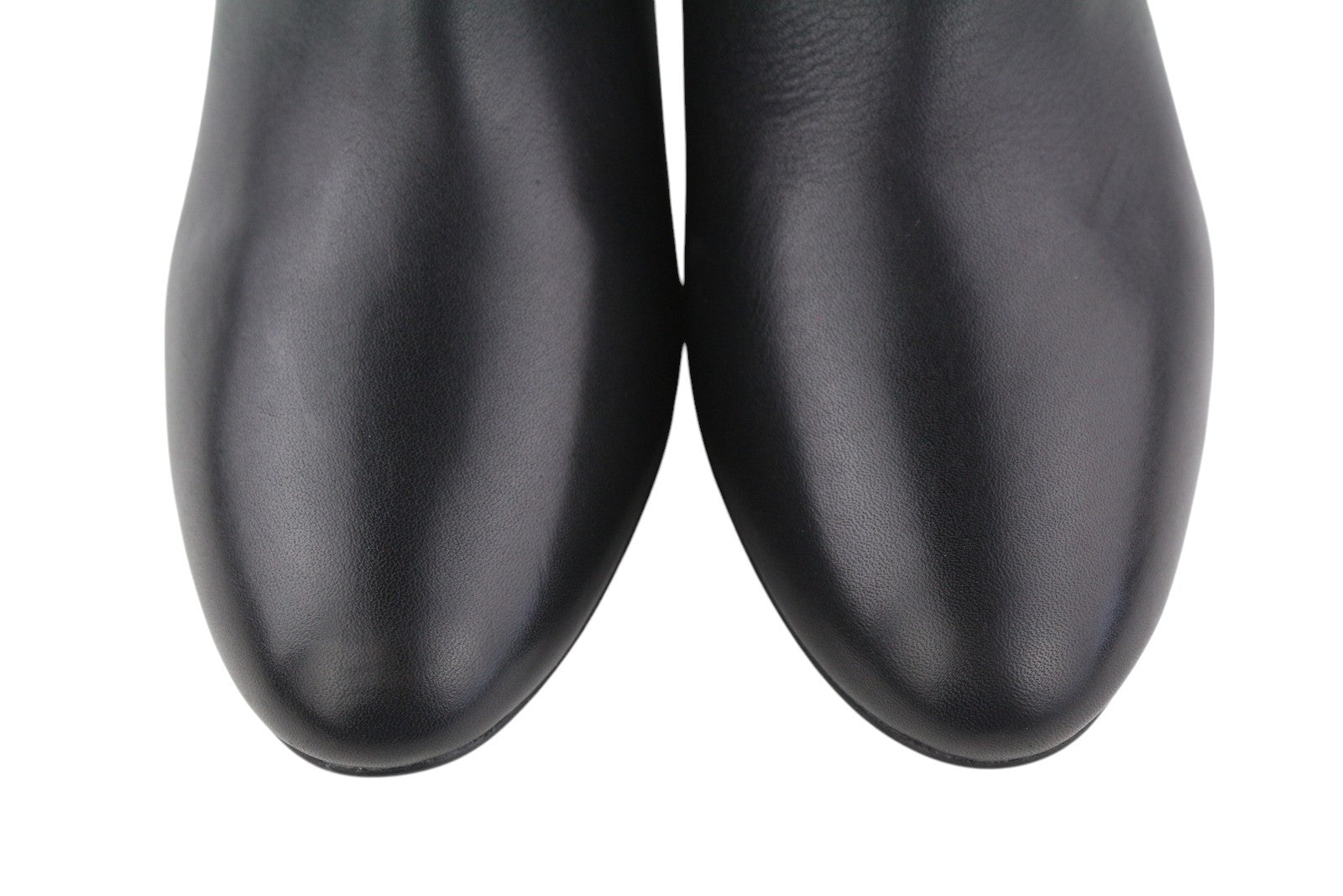 DIESEL D-Texanne CH Women Boots EU38 Black Leather Almond Ankle Top RRP€290